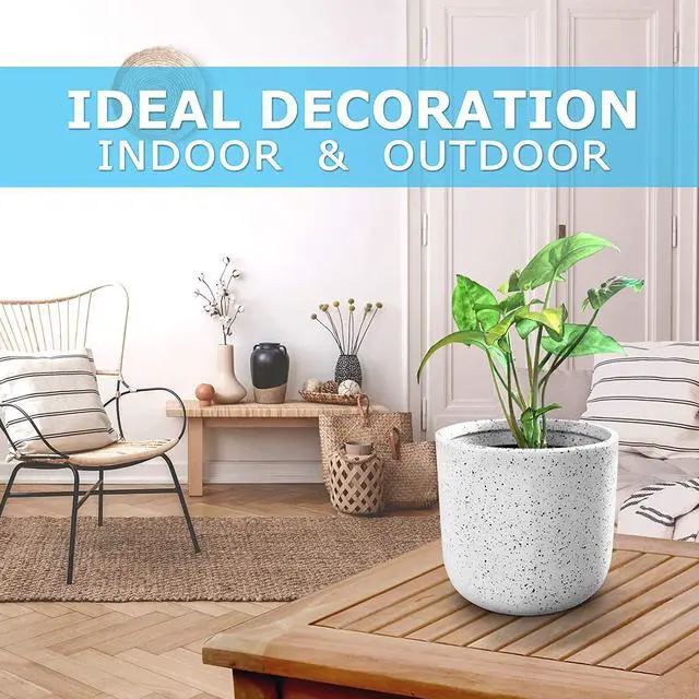 Alt view image 3 of 7 - Flower Plant Pots Planter Ceramic For Succulents Plants, White, 4.75"H x 4.75"W