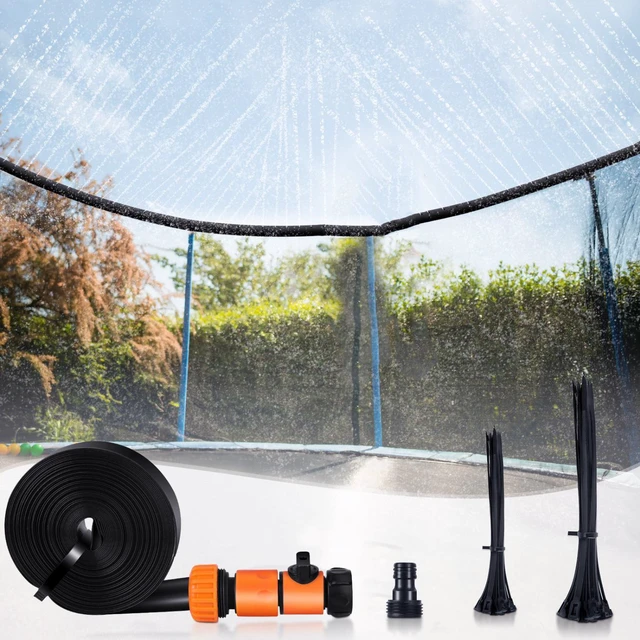 39ft Kids Outdoor Summer Backyard Waterpark Fun Game Trampoline Water ...