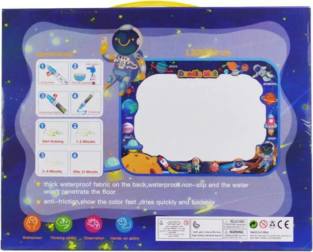 Alt view image 2 of 5 - Water Doodle Mat Kids Painting Writing Doodle Toy Mat, 47 x 35'' Extra Large 3+