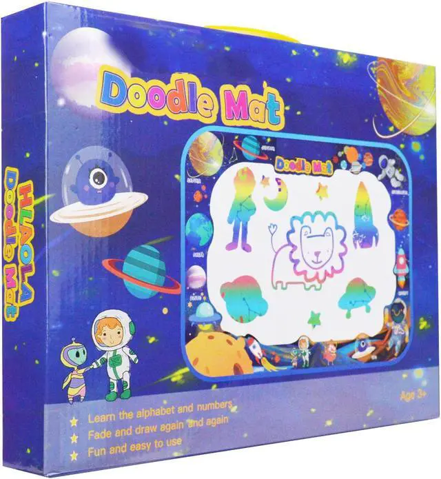 Alt view image 4 of 5 - Water Doodle Mat Kids Painting Writing Doodle Toy Mat, 47 x 35'' Extra Large 3+