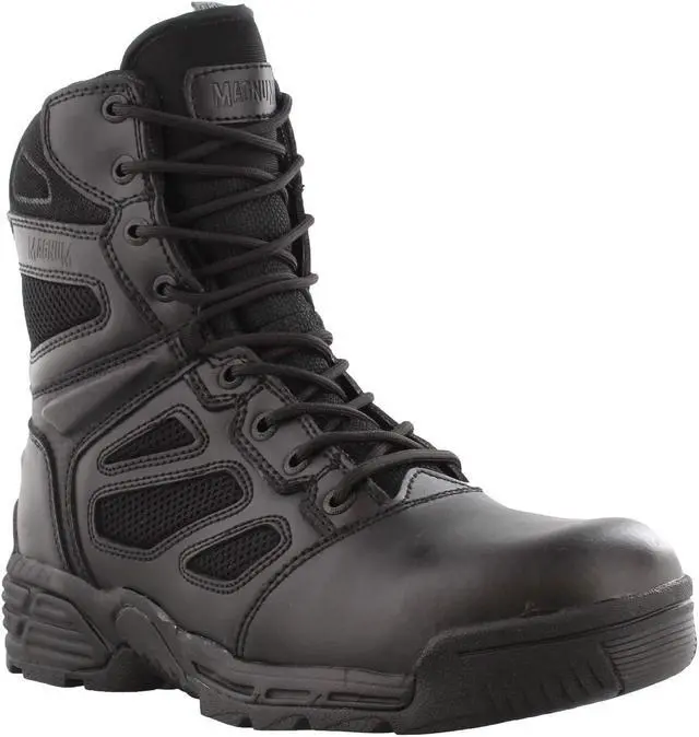 Alt view image 7 of 7 - Magnum 8" Men's Raptor Side Zip Tactical Waterproof Military Police Work Boots,Black, 13