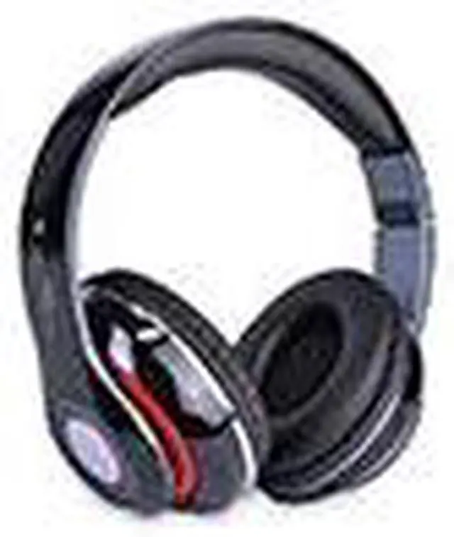 Alt view image 5 of 7 - Bluetooth Wireless with Mic FM Tuner Memory Card Slot Over Ear Headset Headphone
