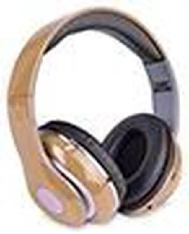 Alt view image 2 of 3 - Bluetooth Wireless with Mic FM Tuner Memory Card Slot Over Ear Headset Headphone