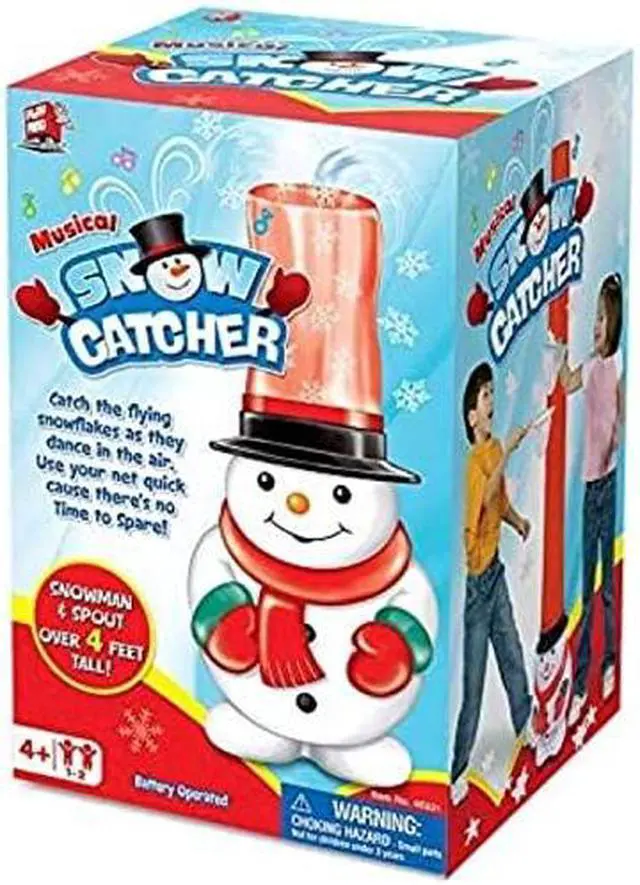 Alt view image 4 of 7 - Musical Snow Catcher Winter Time 4 Ft Tall Snowman Holiday Game
