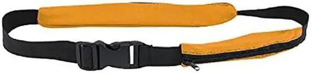 Alt view image 5 of 7 - Tekno Smart Belt Durable Stretchable Hidden Pockets Keeps Belongings Safe-Orange
