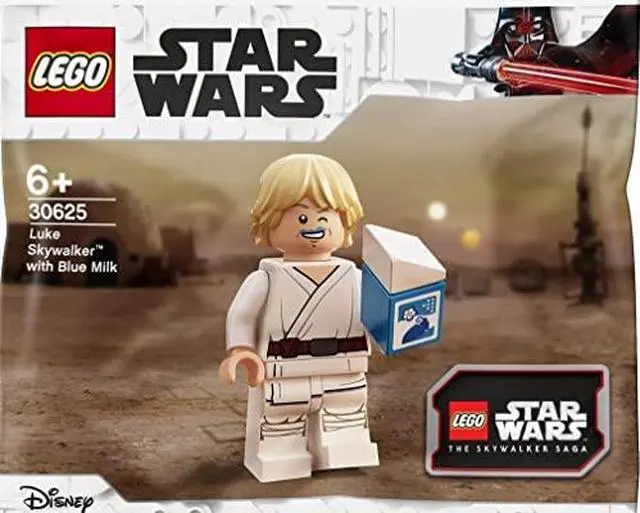 Alt view image 3 of 4 - Lego 30625 Star Wars Skywalker Luke Minifigure with Blue Milk Polybag