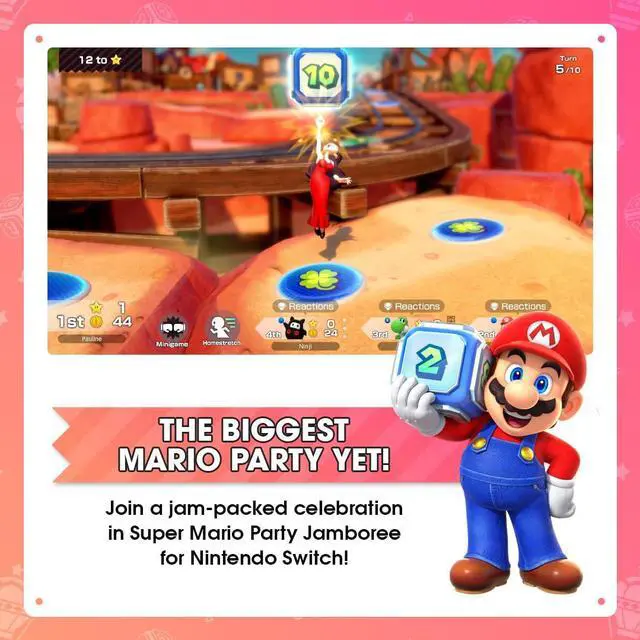 Alt view image 3 of 13 - Super Mario Party Jamboree for Nintendo Switch BRAND NEW & SEALED