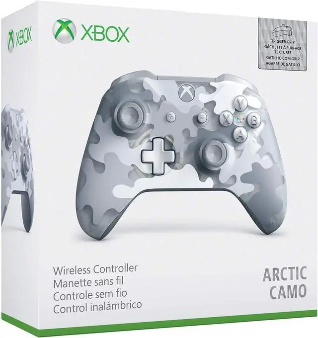 Alt view image 5 of 13 - Microsoft Xbox Wireless Controller - Arctic Camo Special Edition - Xbox One