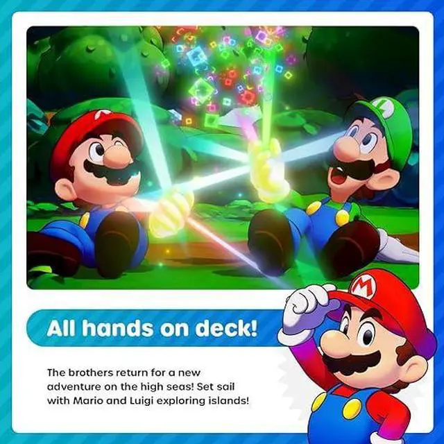 Alt view image 2 of 6 - Mario & Luigi: Brothership Nintendo Switch Video Game - EU BRAND NEW SEALED