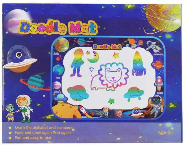 Alt view image 5 of 5 - Water Doodle Mat Kids Painting Writing Doodle Toy Mat, 47 x 35'' Extra Large 3+