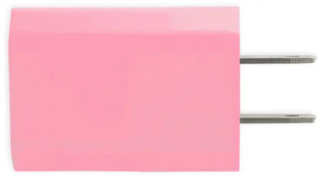 Alt view image 2 of 2 - Universal AC-DC USB Port 5V 1A Home Wall Charger Power Adapter Converter - Pink
