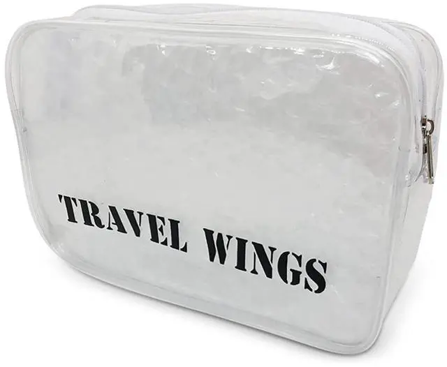 Main image of Travel Home Toiletry Makeup Cosmetic Organizer Clear Padded Pouch Case Bag