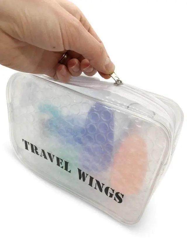 Alt view image 7 of 7 - Travel Home Toiletry Makeup Cosmetic Organizer Clear Padded Pouch Case Bag