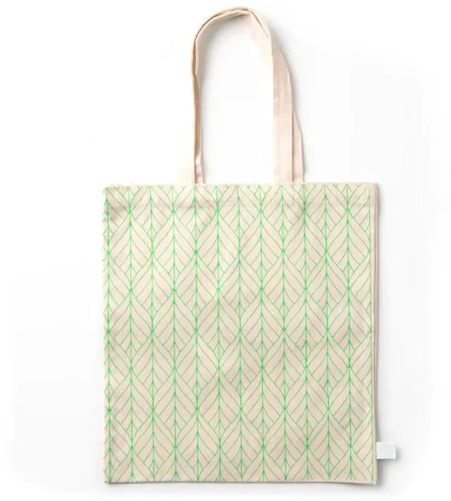 Alt view image 3 of 7 - 3 Pack Reusable Organic Cotton Tote Style Grocery All Purpose Bags