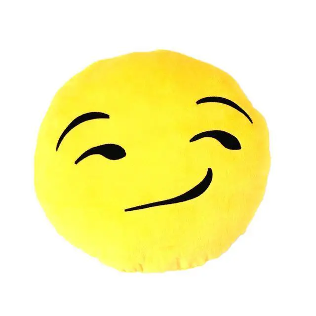 Alt view image 3 of 3 - Altatac Home Decor Throw and Travel Pillow, Smirking Face Emoji
