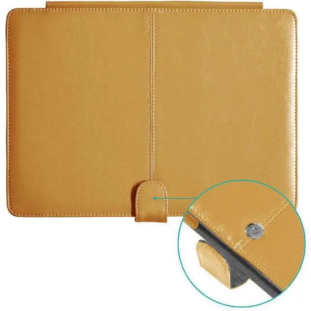 Alt view image 4 of 5 - Slickblue Leatherette Clip-On Shell Case For 13" Macbook Pro - Champagne Gold