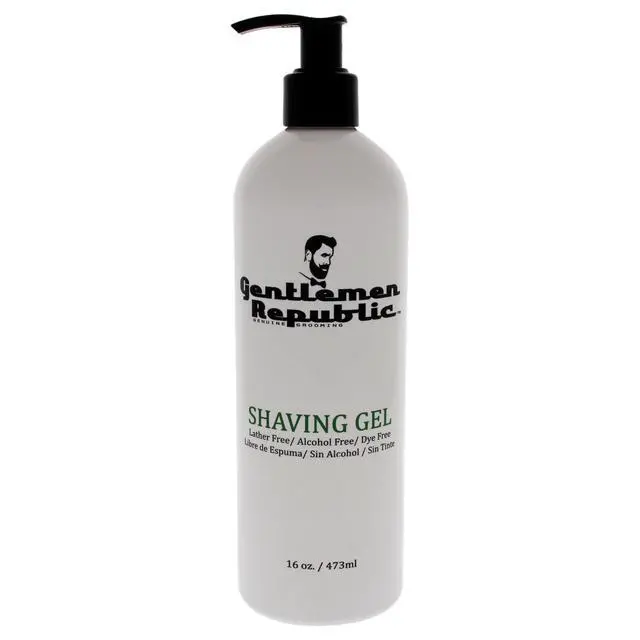 Alt view image 2 of 2 - Gentlemen Republic 16oz Alcohol / Dye / Lather Free Sensitive Skin Shaving Gel
