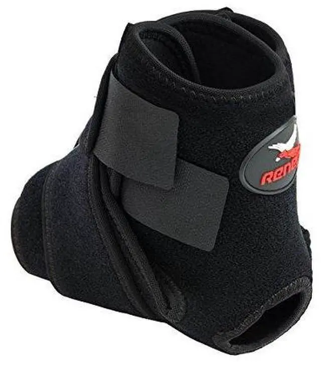 Alt view image 2 of 7 - Two Foot Compression Ankle Sleeves & Breathable Pain Relief Support Wrap Brace