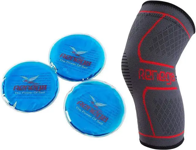 Main image of Compression Sport Gym Joint Pain Arthritis Relief Knee Support Brace Sleeve