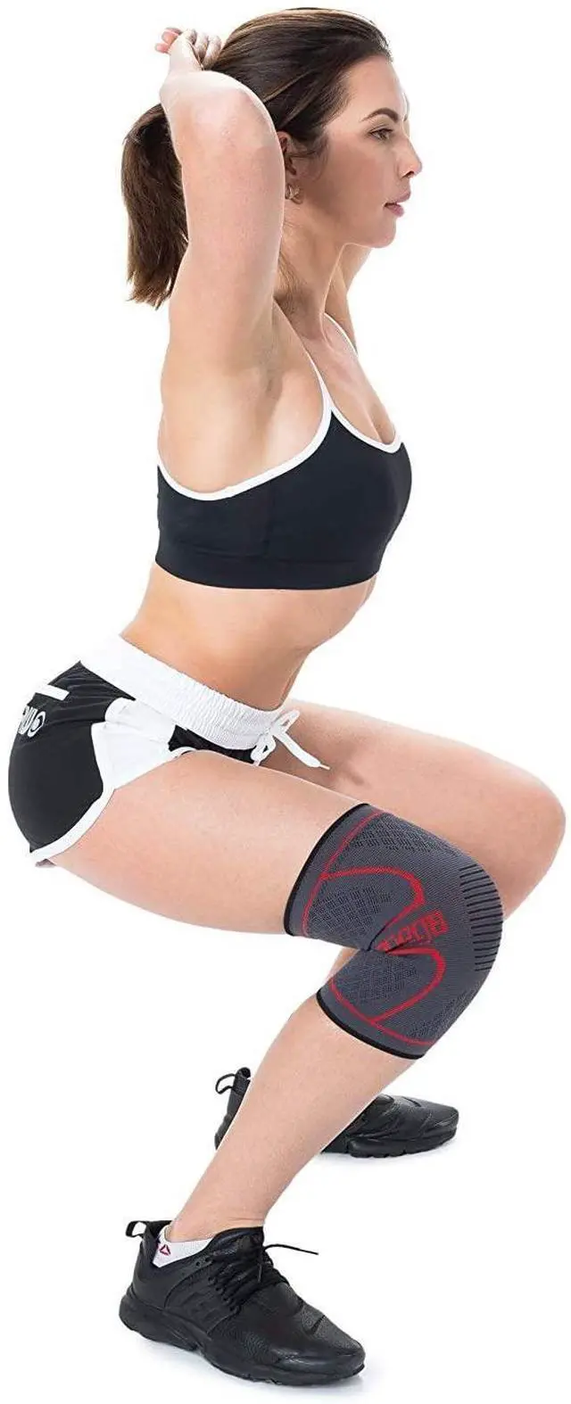 Alt view image 4 of 6 - Compression Sport Gym Joint Pain Arthritis Relief Knee Support Brace Sleeve