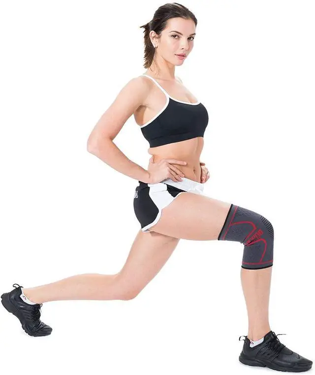 Alt view image 5 of 6 - Compression Sport Gym Joint Pain Arthritis Relief Knee Support Brace Sleeve