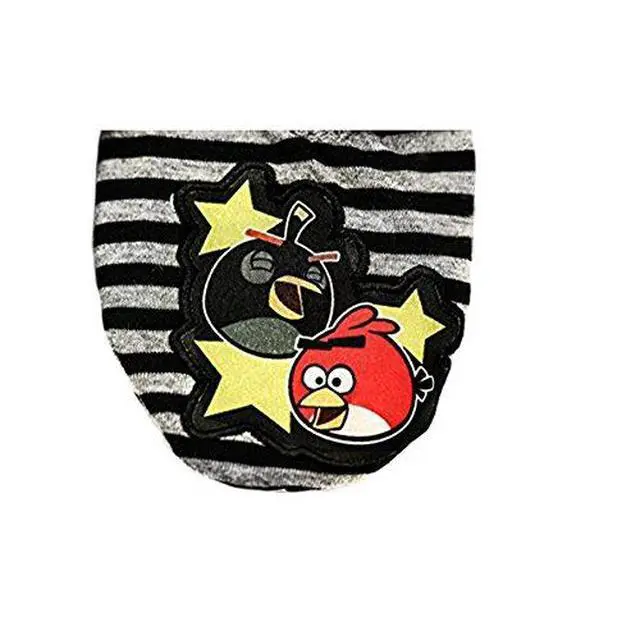 Alt view image 6 of 6 - Angry Birds "SQUAK AMONGST YOURSELVES" Slipper Stripe Socks - Size 2 - 3 M/L