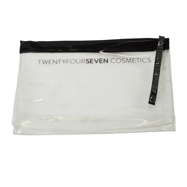 Alt view image 4 of 5 - Transparent Clear Travel Toiletry Cosmetics Makeup Organizer Storage Bag Pouch