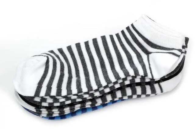 Alt view image 3 of 3 - Altatac Unisex Comfortable Low Cut Striped Casual Socks, Size 10-13, 6 Pack