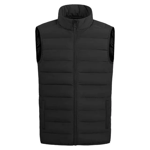 Alt view image 5 of 7 - Men's Full Zip Warm Outerwear Puffer Vest Jacket, BSY18 Black, M