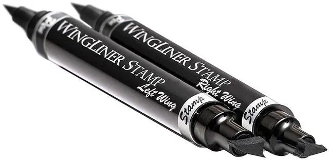Alt view image 5 of 5 - Wing liner Eyeliner Waterproof Makeup, Smudgeproof, 2 Pk Long Lasting, 8mm Mini