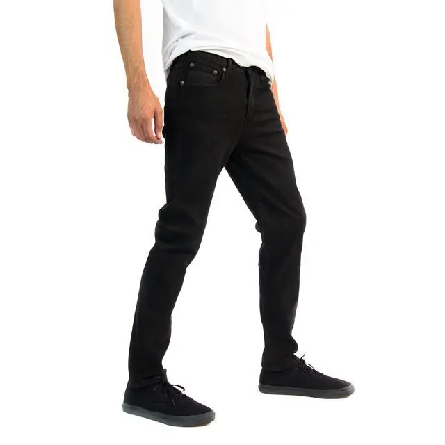 Alt view image 3 of 7 - Alta Designer Fashion Mens Slim Fit Skinny Denim Jeans - Black - Size 40