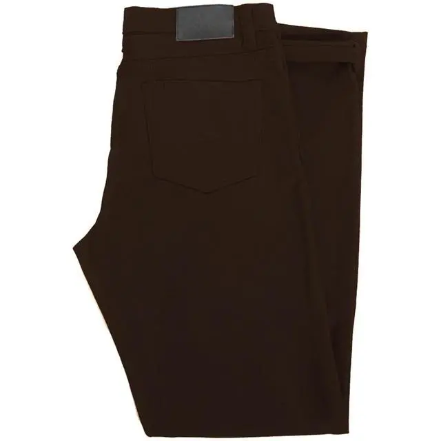 Alt view image 3 of 7 - Alta Designer Fashion Mens Slim Fit Skinny Denim Jeans - Brown - Size 32