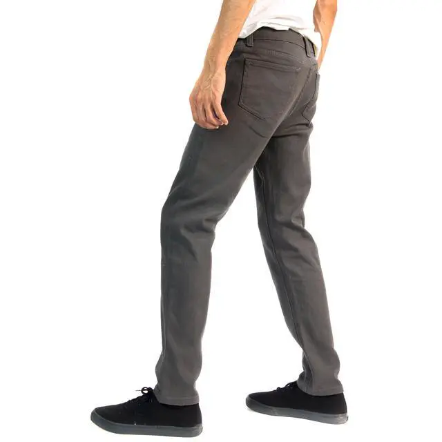 Alt view image 4 of 7 - Alta Designer Fashion Mens Slim Fit Skinny Denim Jeans - Grey - Size 36