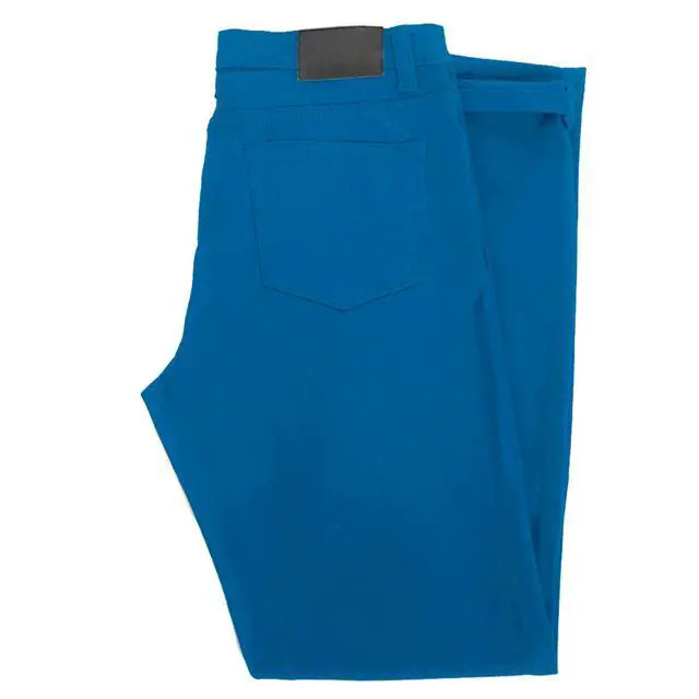 Alt view image 3 of 6 - Alta Designer Fashion Mens Slim Fit Skinny Denim Jeans - Turquoise - Size 36