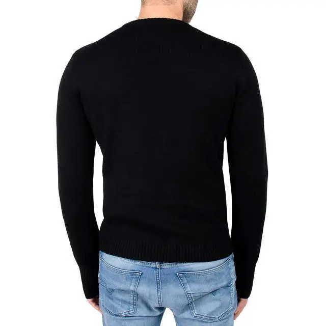 Alt view image 6 of 7 - Indigo Star Men's Fashion Crewneck Sweater Pullover with Zipper Detail - Medium