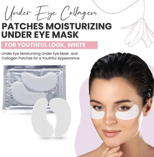 Alt view image 2 of 7 - Collagen Under Eye Patches for Dark Circles, Puffy Eyes & Wrinkles