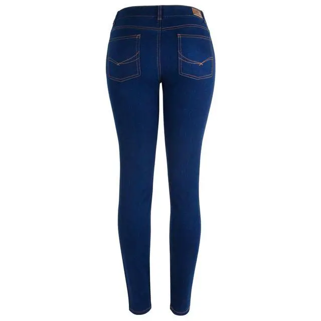 Alt view image 6 of 7 - Altatac Juniors Skinny Jeans Stretch Denim Designer Fashion Pants for Girls - Medium Blue, Size 13
