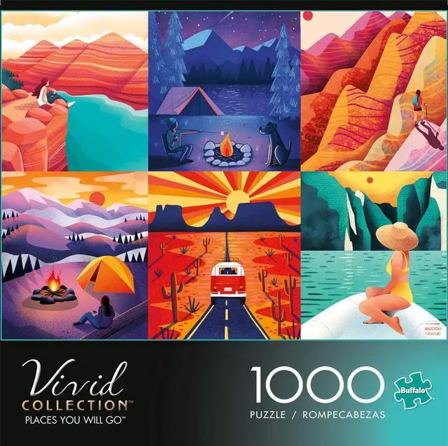 Alt view image 2 of 4 - Places You Will Go - 1000 Piece Jigsaw Puzzle - Buffalo Games