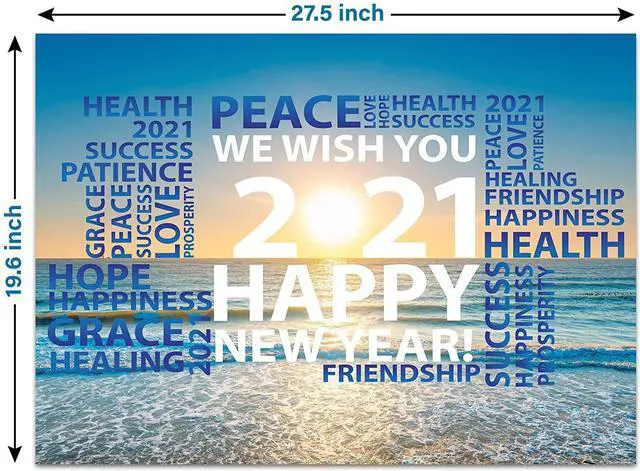 Alt view image 4 of 7 - 1000 Pieces Jigsaw Puzzle Ages 14+ 2021 Happy New Year - 27.5" x 19.6"
