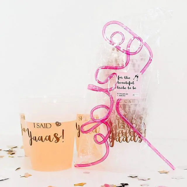 Alt view image 3 of 7 - 16 Pack Bride Bachelorette Party Decoration Cups Engagement Wedding Gift, 16oz