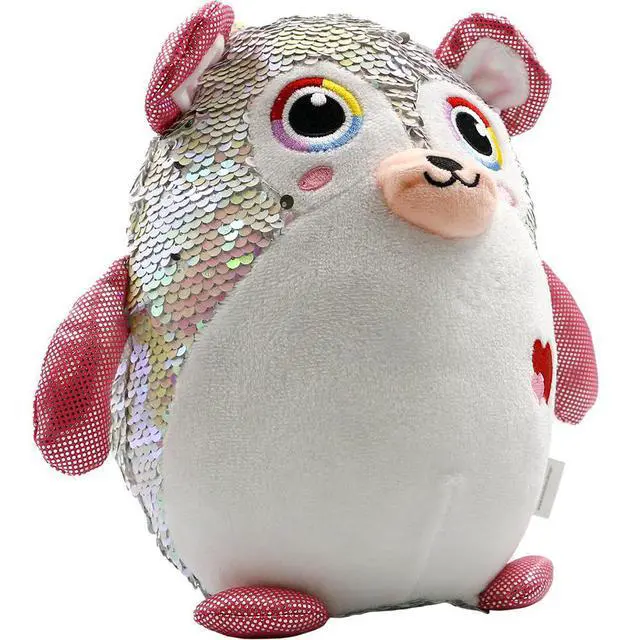 Alt view image 3 of 4 - Large Stuffed Animal Toy Reversible Sequins Bear Doll - 10 inch