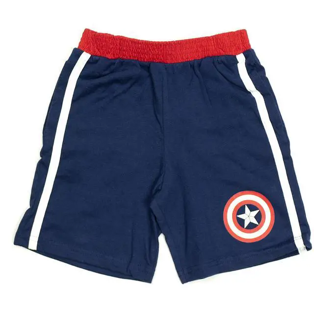 Alt view image 4 of 4 - Marvel Toddlers 3pc Tank, T-Shirt, & Shorts Clothing Set, Captain America, 3T