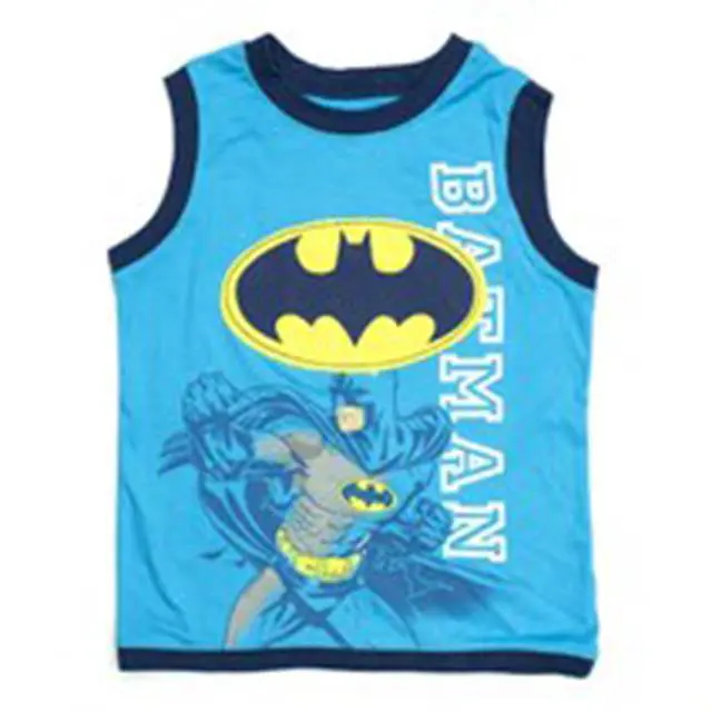Alt view image 2 of 4 - DC Comics Toddlers 3 Piece Tank, T-Shirt, and Shorts Clothing Set, Batman, 4T
