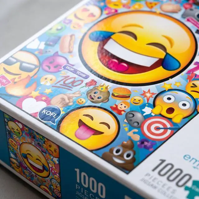 Alt view image 3 of 4 - Buffalo Games Emojis 1000 Piece Jigsaw Puzzle for Adults New in Box