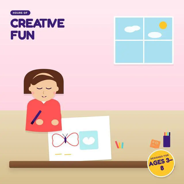 Alt view image 3 of 5 - Kids Stencil Set 24 Stencils Art Drawing Kit w/ Pad Pencils Markers Case BLUE