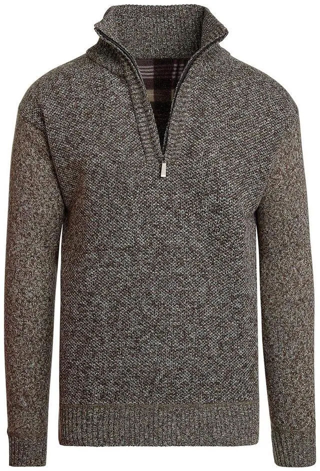 Main image of Men's Quarter Zip Fleece Pullover Lightweight Warm Casual Outdoor Sweater Jacket