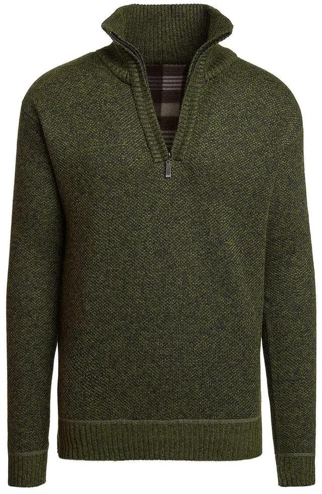Main image of Men's Quarter Zip Fleece Pullover Lightweight Warm Casual Outdoor Sweater Jacket