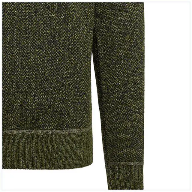 Alt view image 3 of 5 - Men's Quarter Zip Fleece Pullover Lightweight Warm Casual Outdoor Sweater Jacket