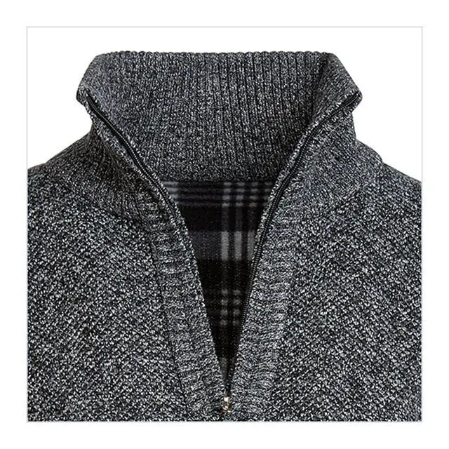 Alt view image 2 of 5 - Men's Quarter Zip Fleece Pullover Lightweight Warm Casual Outdoor Sweater Jacket