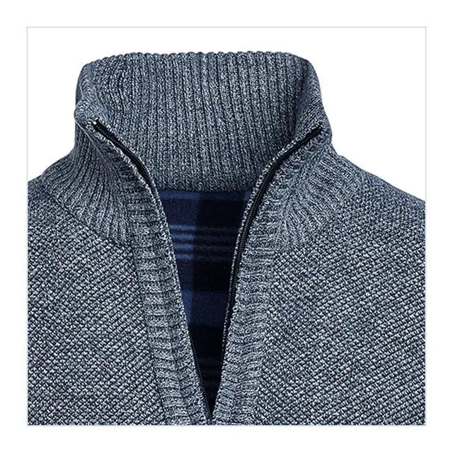 Alt view image 2 of 5 - Men's Quarter Zip Fleece Pullover Lightweight Warm Casual Outdoor Sweater Jacket